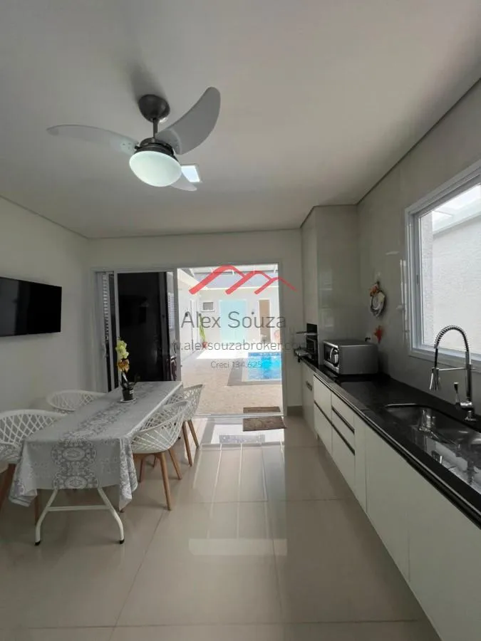 Imagem Casa em Condomínio para Venda em Hortolândia, Parque Ortolândia, 3 dormitórios, 1 suíte, 3 banheiros, 4 vagas