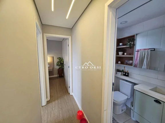 Imagem Apartamento com 2 dormitórios à venda, 48 m² por R$ 290.000,00 - Pompéia - Piracicaba/SP