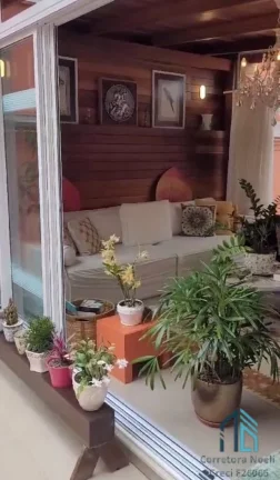 Imagem Apartamento GARDEM, Deck com pergolado em ACM branco, 02 quartos sendo uma suíte em Balneário Camboriú SC