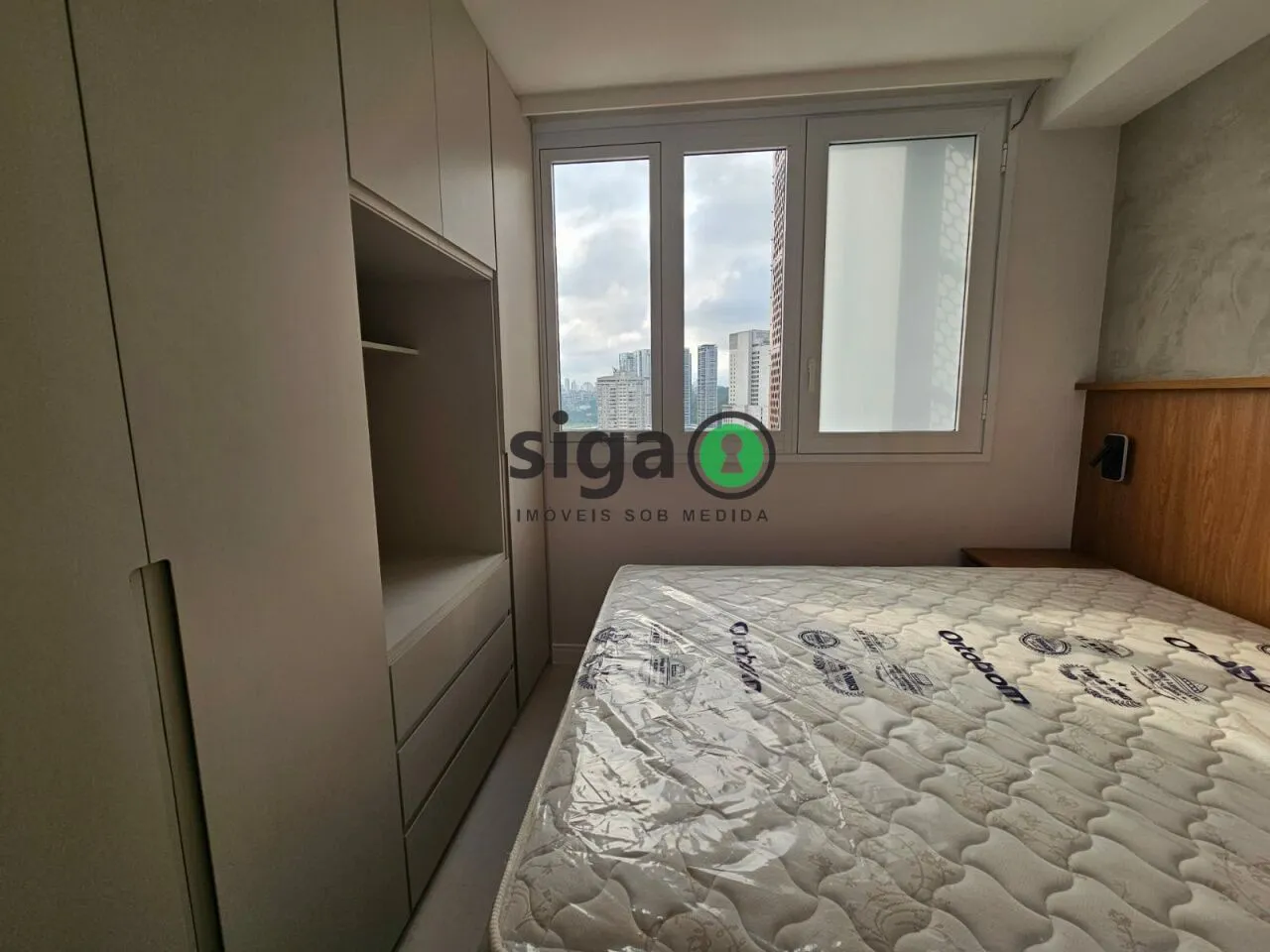 Imagem Apartamento 48m² para locação, mobiliado, 2 quartos, localizado na Chácara Santo Antônio, São Paulo.