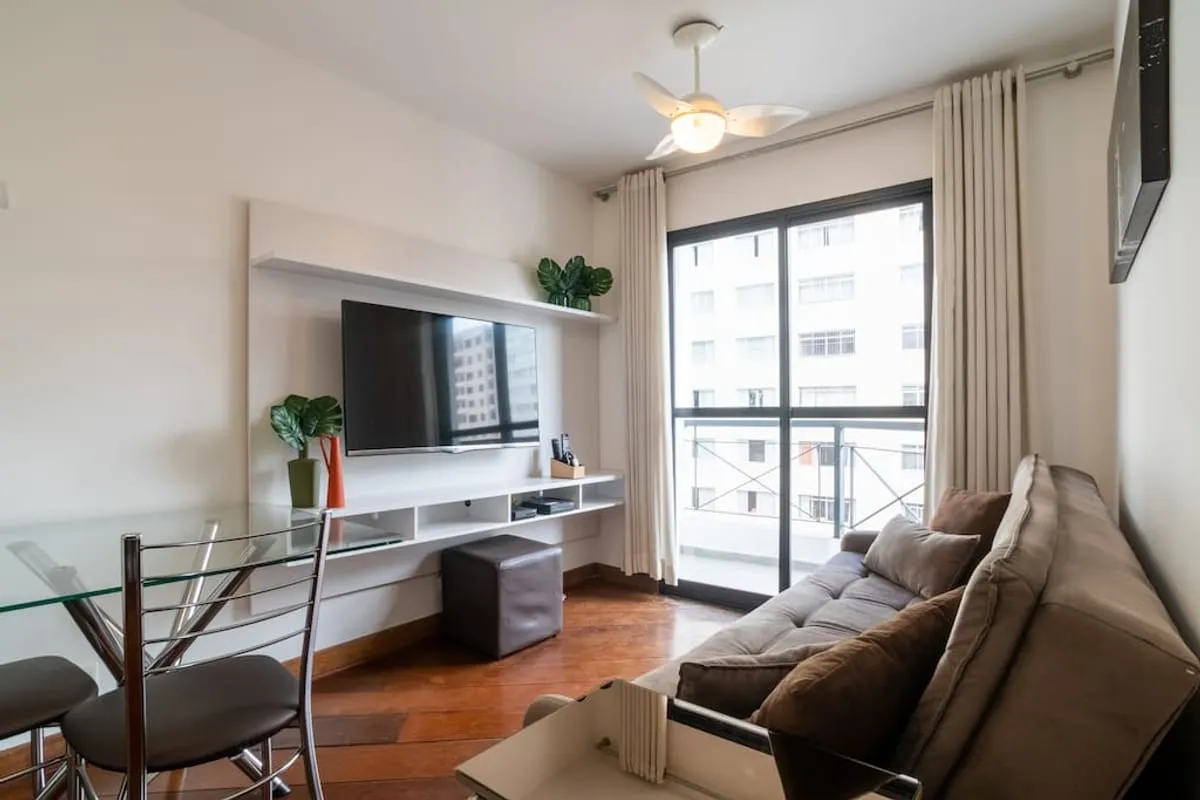 Foto do imóvel Apartamento com 1 Quarto para alugar, 30m² - Bela Vista em Rua Conde de São Joaquim, 340 - Bela Vista, São Paulo - SP