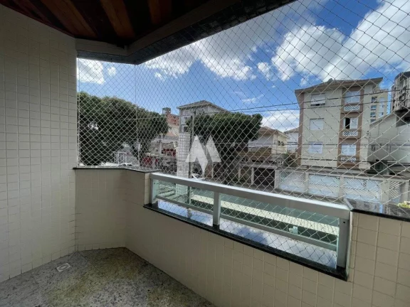 Imagem Sobreposta Duplex 4 suítes, Churrasqueira e Piscina à venda no Boqueirão em Santos