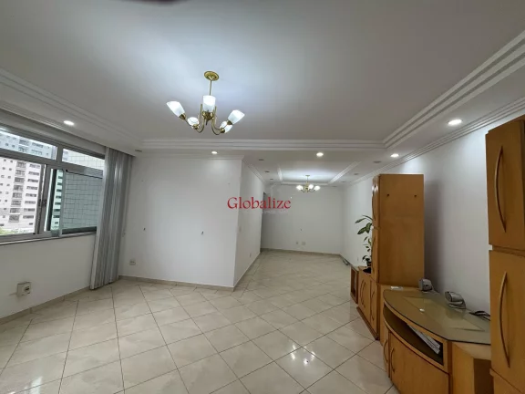 Imagem Apartamento para venda ou locação, 144m², 3 quartos, dependência, vaga demarcada por R$7.500,00 o pacote