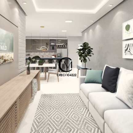 Imagem Apartamento com 2 Quartos à Venda, 102 m² em Ocian - Praia Grande