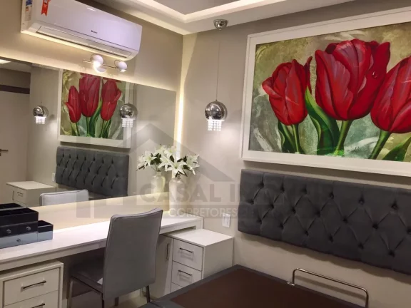 Imagem CASAL IMÓVEIS VENDE CASTELO DI NAPOLI 4 SUÍTES 3 VGS PORTEIRA FECHADA ACABAMENTO AAA São 200m2 de puro luxo e elegância. Todo novo, com revestimento
