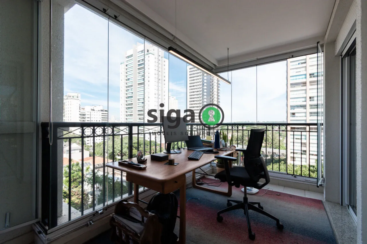 Imagem Apartamento alto padrão à venda no Brooklin 216 m² 3 suítes varanda gourmet e 4 vagas