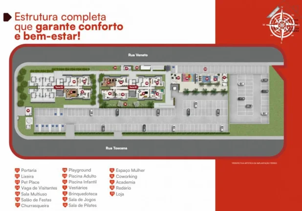 Imagem Lançamento - 02 quartos com 42,25m² - Jd Paineiras - SJC - Minha casa Minha vida