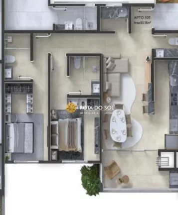 Imagem Pérola do Mar Apartamento novo 2 suítes vista mar Praia Bombinhas SC