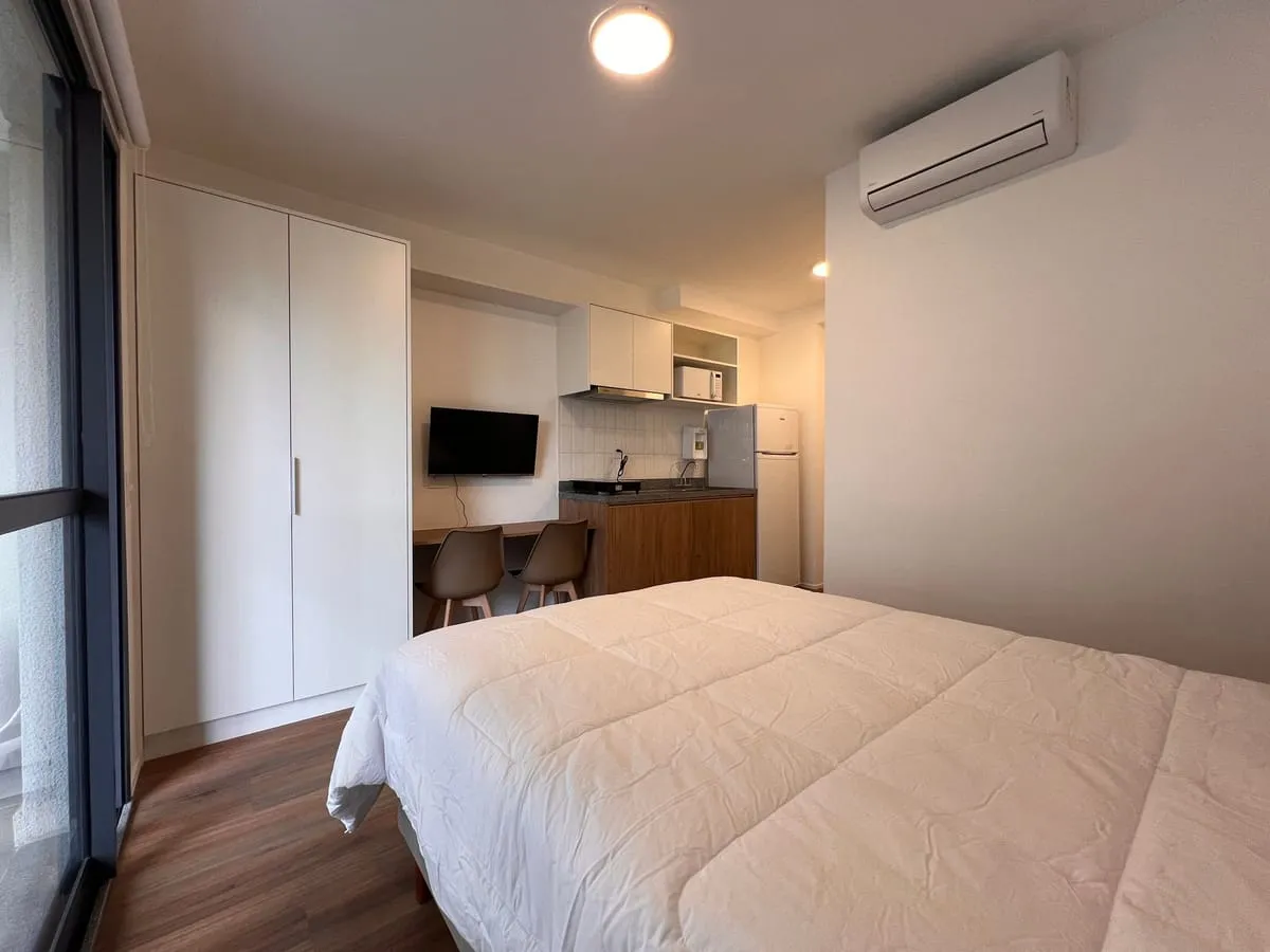 Imagem Apartamento com 1 Quarto para alugar, 24m² - Brooklin