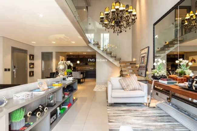 Imagem Apartamento Duplex á venda em Moema com 2 Suítes, 2 Vagas, 163m²