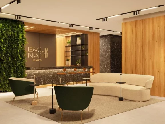 Imagem Apartamento com 1 dormitório à venda, 23 m² por R$ 329.978,00 - Ponta de Campina - Cabedelo/PB