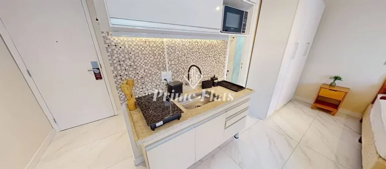 Imagem Flat disponível para locação no Hotel Slaviero Essential São Paulo Moema, com 26m², 1 dormitório e 1 vaga