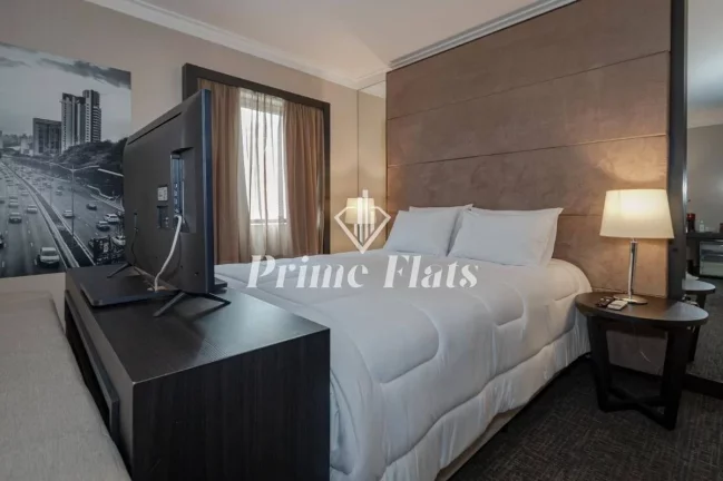 Imagem Flat disponível para venda no Novotel Jardins, com 30m², 1 dormitório e 1 vaga de garagem