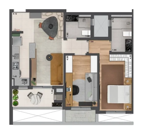 Imagem Apartamento 2 Dormitórios para venda em Florianópolis - SC