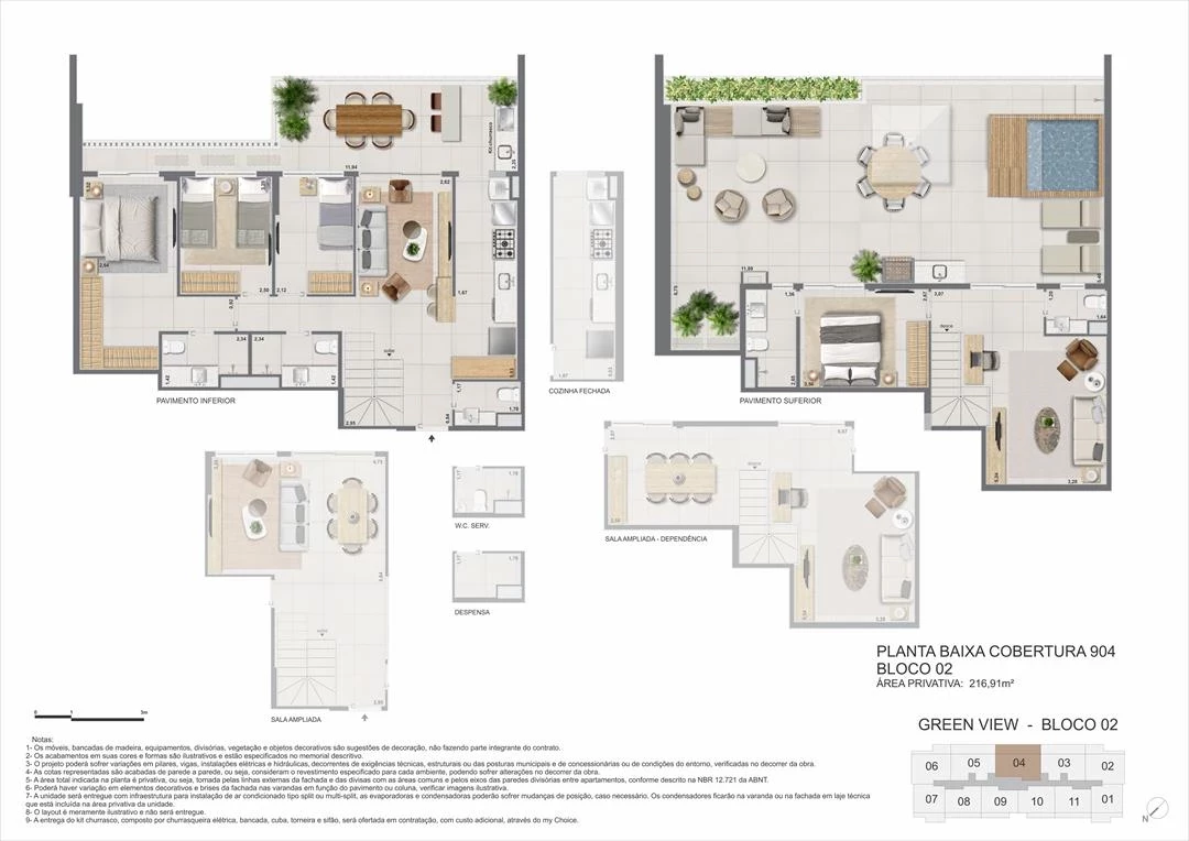 Foto do imóvel: Apartamento com 2 Quartos à Venda, 67 m² em Barra da Tijuca - Rio de Janeiro