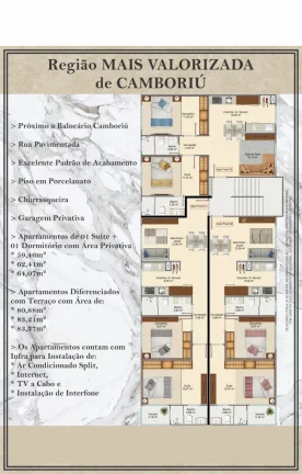 Imagem Apartamento com suíte - Tabuleiro Camboriú