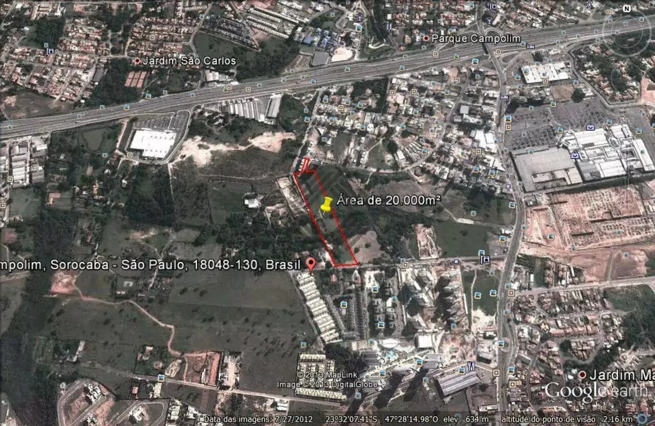 Foto do imóvel AREA RESIDENCIAL em SOROCABA - SP, PARQUE CAMPOLIM em PARQUE CAMPOLIM, SOROCABA - SP