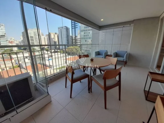 Foto do imóvel Flat disponível para venda no Horizonte JK Residencial na Vila Nova Conceição, com 55m², 1 dormitório e 1 vaga em Avenida Presidente Juscelino Kubitschek