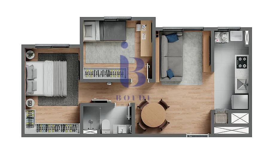 Imagem Ventura Clube Ipanema | Apartamentos de 1 e 2 dormitórios