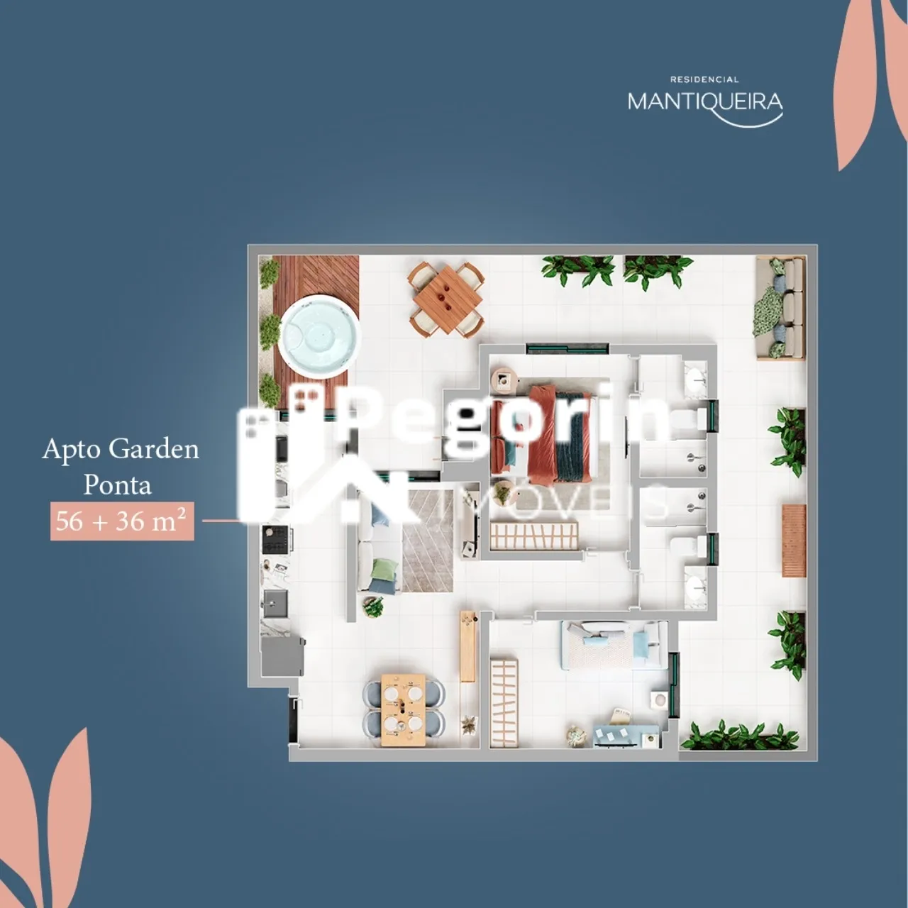 Imagem Apartamento à venda em Curitiba, Bairro Alto, com 2 quartos, 56,00m²