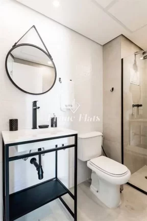 Imagem Flat disponível para venda no Mercure São Paulo Pinheiros Hotel, com 28m², 1 dormitório e 1 vaga