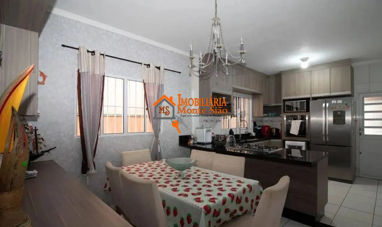 Imagem Sobrado com 3 dormitórios à venda, 125 m² por R$ 685.000 - Jardim Paraventi - Guarulhos/SP
