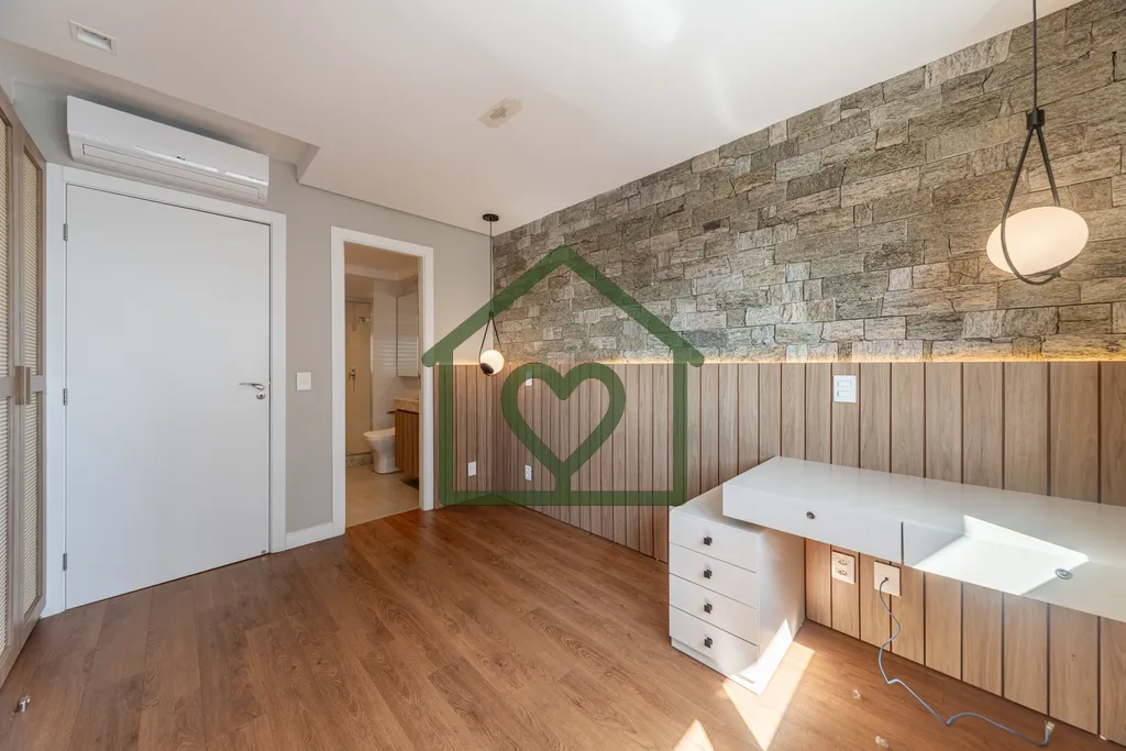 Imagem A Bridge Imóveis vende apartamento de 145 m², em andar alto, com 3 suítes, living para três ambi...