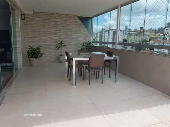 Imagem COBERTURA DE LUXO - 5Quartos, sendo 2 suítes + 4Vagas livres
1º PISO:
? Sala para 02 ambientes, co...
