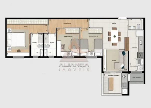 Imagem Apartamento - Ribeirão Preto - Quinta da Primavera