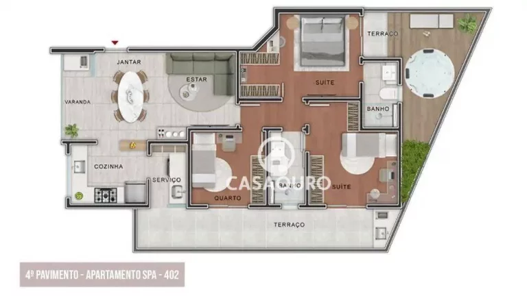 Imagem Apartamento Garden à venda, 99 m² por R$ 1.449.500,00 - Sion - Belo Horizonte/MG