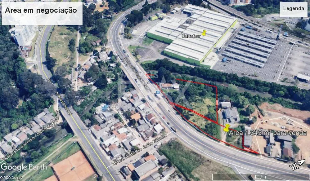 Imagem TERRENO EM AVENIDA DE GRANDE FLUXO, EM CURITIBA-PR