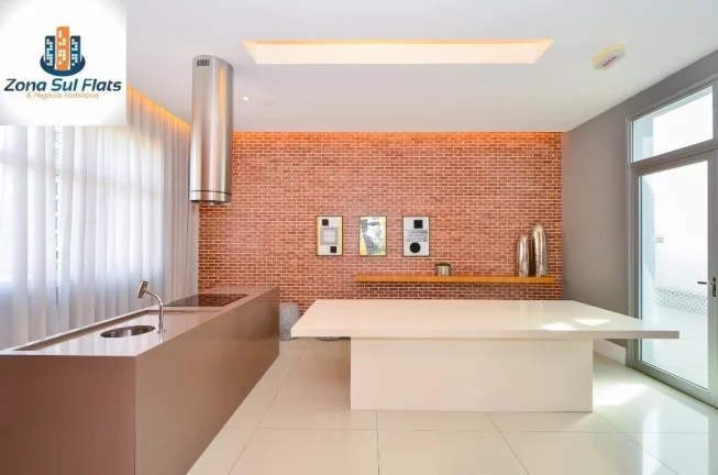 Imagem Apartamento à Venda No Brooklin Com 2 Dormitórios Sendo 1 Suíte e 2 Vagas - Varanda Gourmet