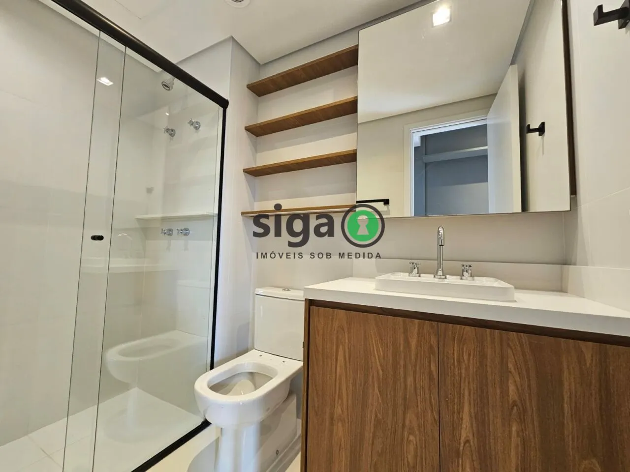 Imagem Apartamento 48m² para locação, mobiliado, 2 quartos, localizado na Chácara Santo Antônio, São Paulo.