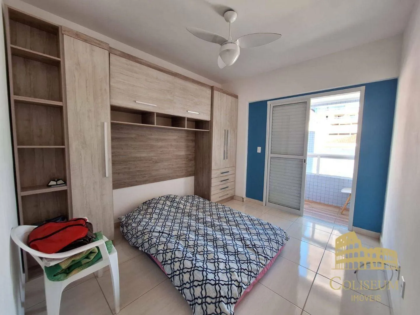 Imagem Apartamento com 1 dormitório à venda, 53 m² por R$ 360.000,00 - Vila Guilhermina - Praia Grande/SP