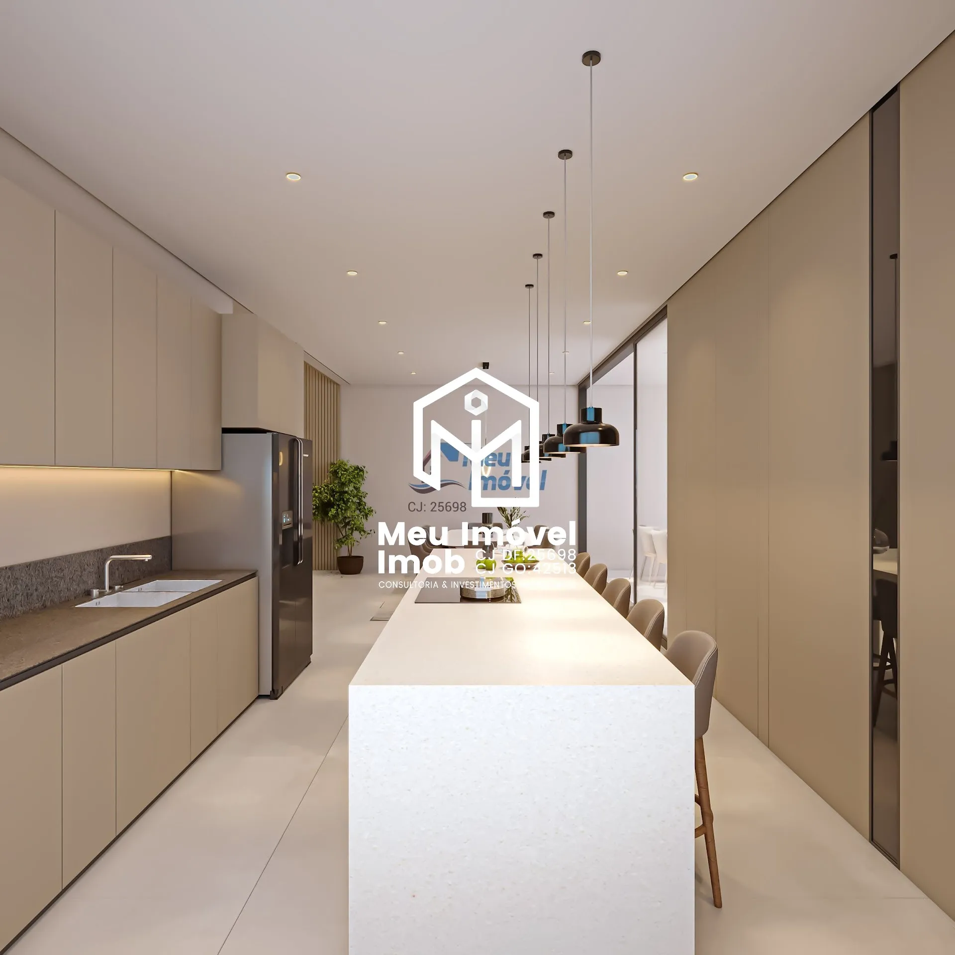 Imagem Terra Park III Casa 4 Quartos 3 Suítes 2 Vagas 279m² Closet