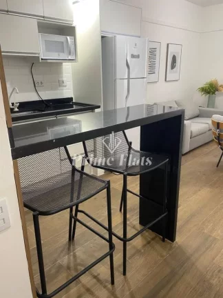 Imagem Flat disponível para locação no Ninety Hotel, com 33m², 1 dormitório e 1 vaga