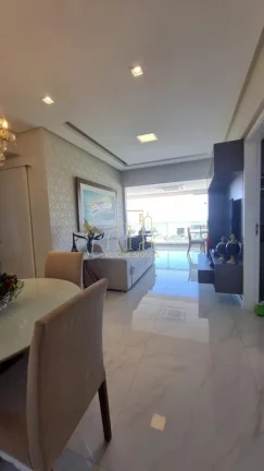 Imagem Apartamento decorado vista mar com duas suíte varanda gourmet a venda em Pituaçu.