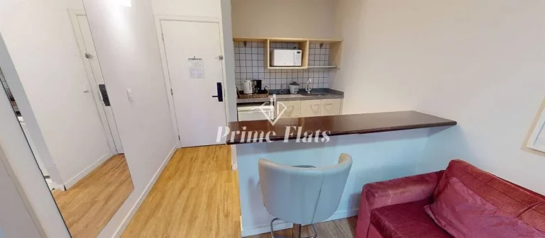 Imagem Flat disponível para venda no Quality Suites Alphaville, com 39m², 1 dormitório e 1 vaga