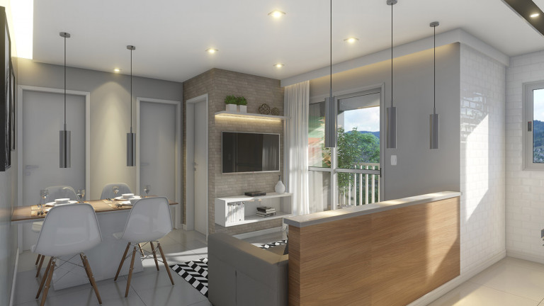 Imagem Apartamento com 2 Quartos à Venda, 45 m² em Chácara Nossa Senhora de Fátima - Cotia