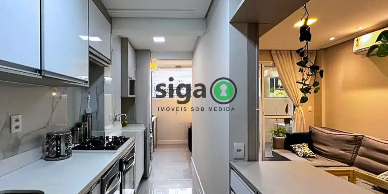 Imagem Apartamento à venda, com 68m2 e 2 dormitórios, no Brooklin.