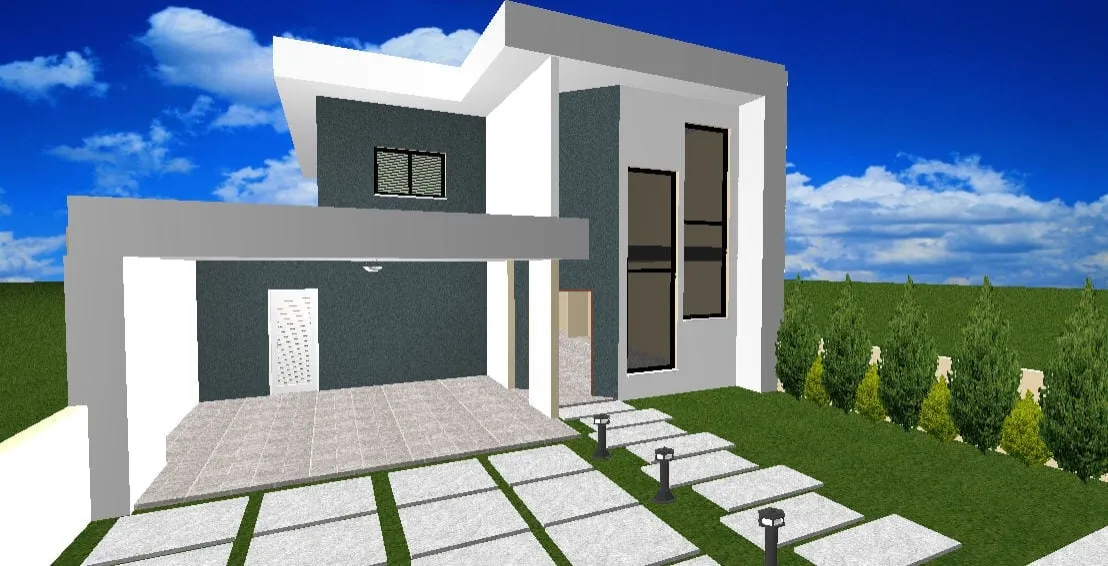 Imagem Casa à venda 3 Quartos, 1 Suite, 2 Vagas, 258.5M², Campo Alegre, Pindamonhangaba - SP | Condomínio Moema Ville
