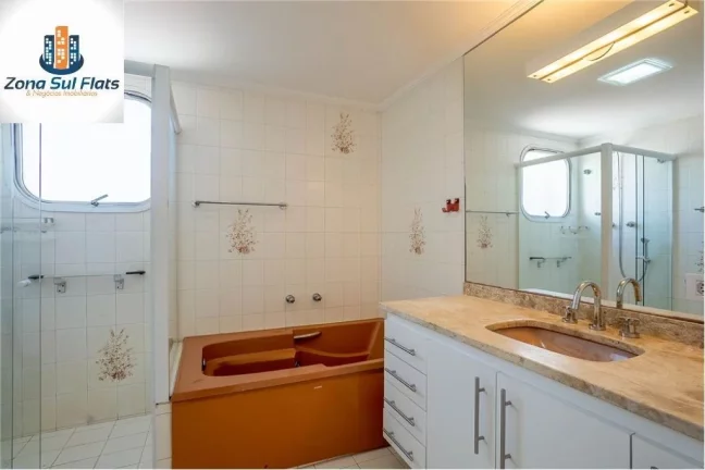 Imagem Apartamento à Venda Em Moema Com 4 Dormitórios Sendo 3 Suítes e 4 Vagas