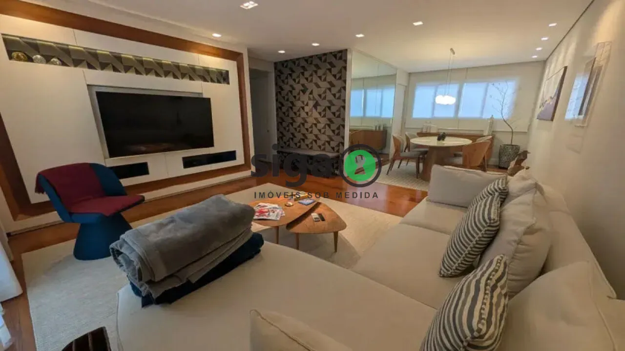 Imagem Apartamento amplo e sofisticado com 187 m² no coração do Campo Belo.