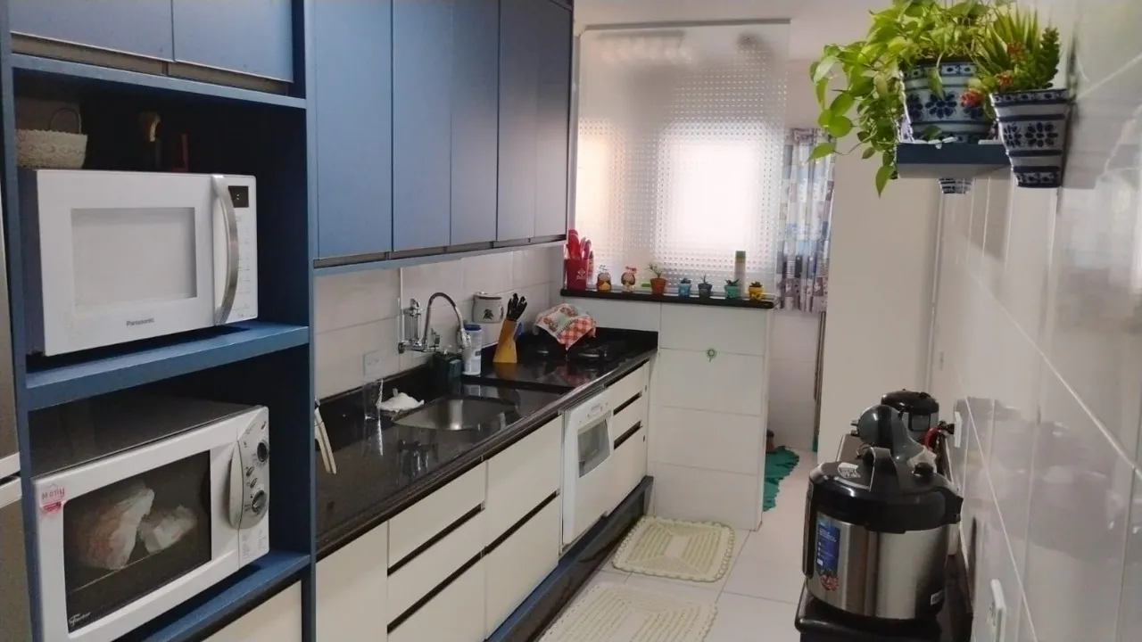 Imagem Apartamento de Luxo no Boqueirão: 2 Quartos, 2 Suítes, 1 Sala, 3 Banheiros, 2 Vagas de Garagem, 90m² de Pura Elegância em Praia Grande-SP!