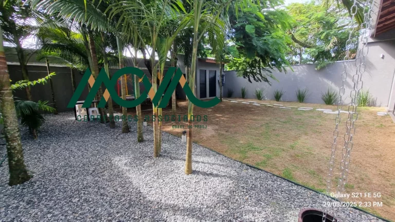 Imagem Belíssima residência térrea, moderna e recém-construída, PERTINHO da Praia