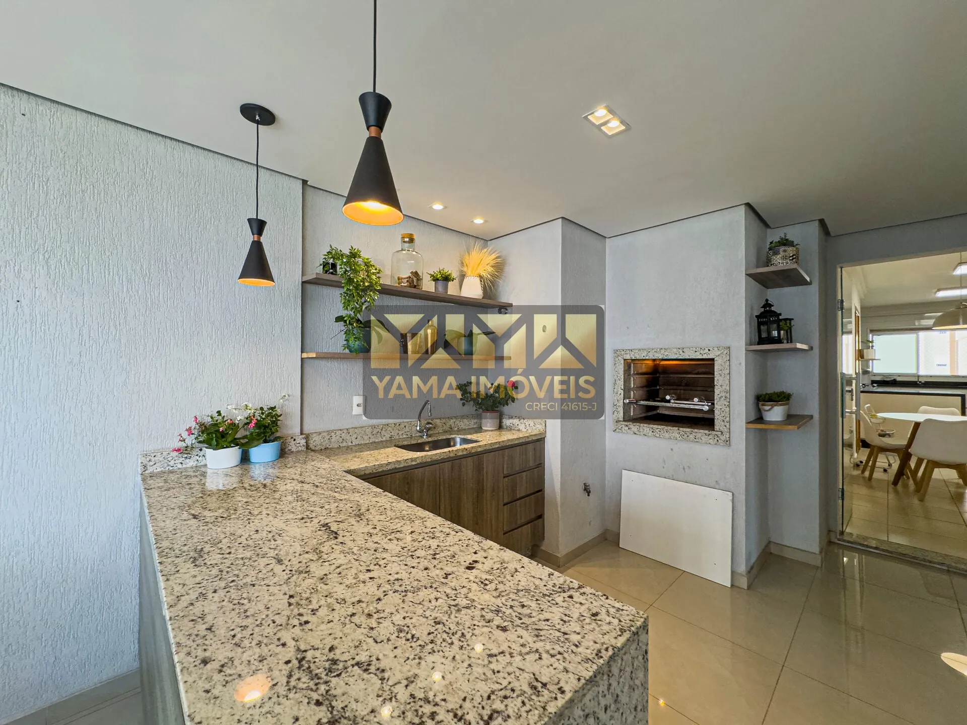 Imagem Edifício Stuttgart - Apartamento 3 Suítes, 214 m², Varanda Gourmet - Edifício Stuttgart - Bosque das Juritis