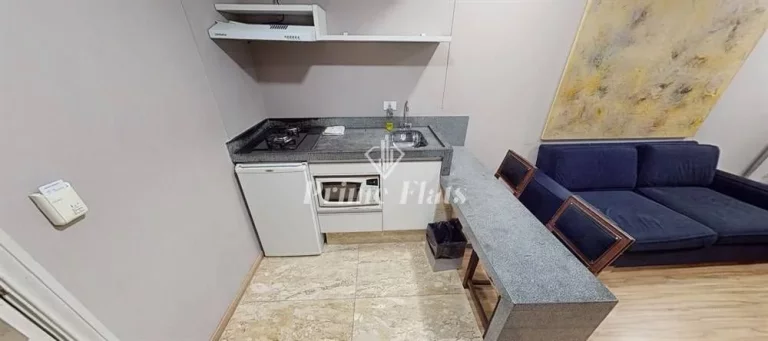 Imagem Flat disponível para venda no Le Premier, com 28m², 1 dormitório e 1 vaga