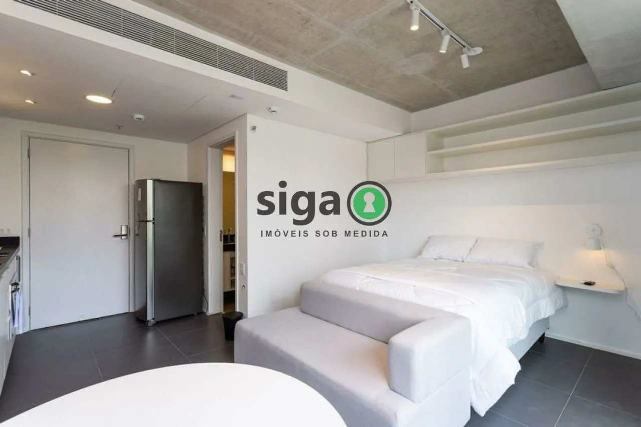 Imagem STUDIO de 28m², com 1 quarto, 1 banheiro e sem vaga na Vila Madalena