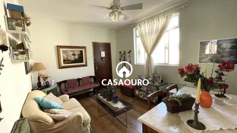 Imagem Apartamento com 3 quartos à venda, 85 m² por R$ 395.000 - Serra - Belo Horizonte/MG
