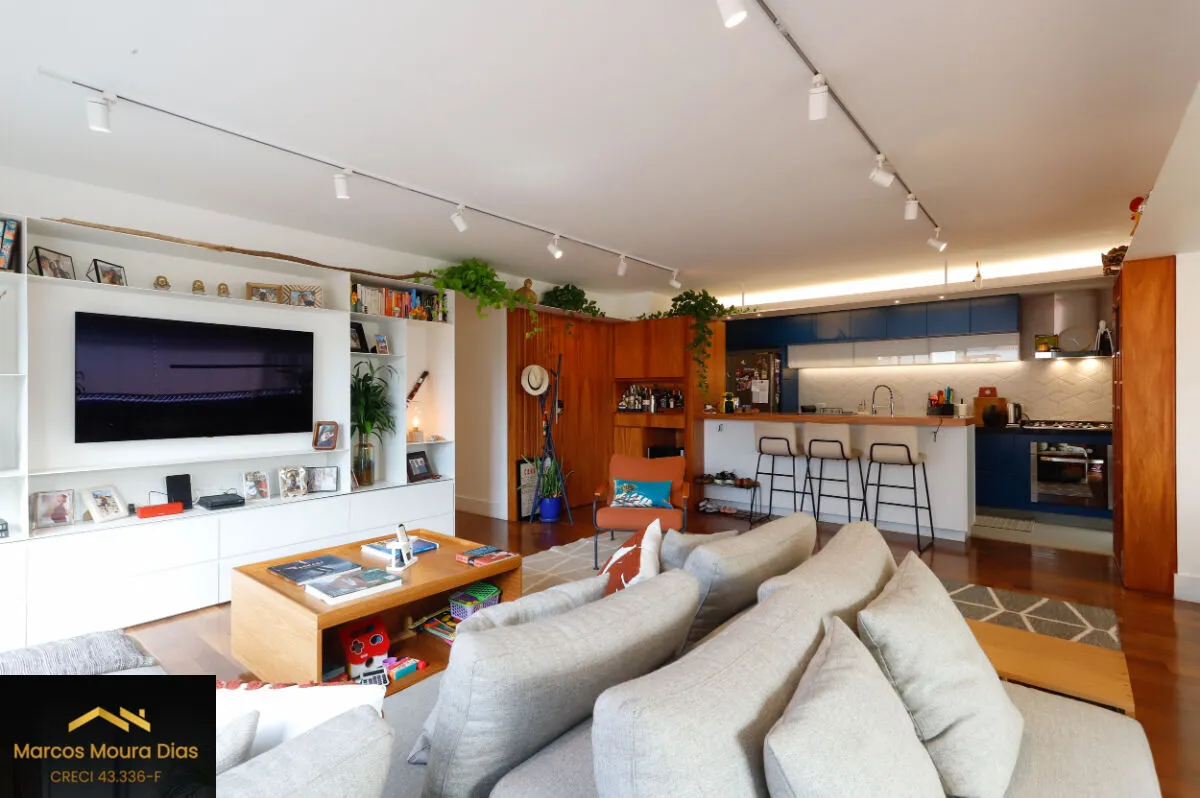 Imagem Apartamento com 3 suítes, Varanda Gourmet, 2 Vagas de Garagem no Sumaré. Edifício com Lazer e Portaria 24hs
